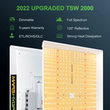 Mars Hydro TSW 2000 เต็มสเปกตรัม 300W Dimming LED Grow Light